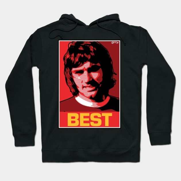 Best - MUFC Hoodie by David Foy Art